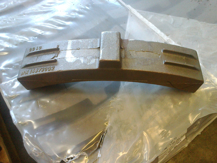 REM.WN146-730.G-2  Brake lining (Replace Plasser WN146-730.G-2)