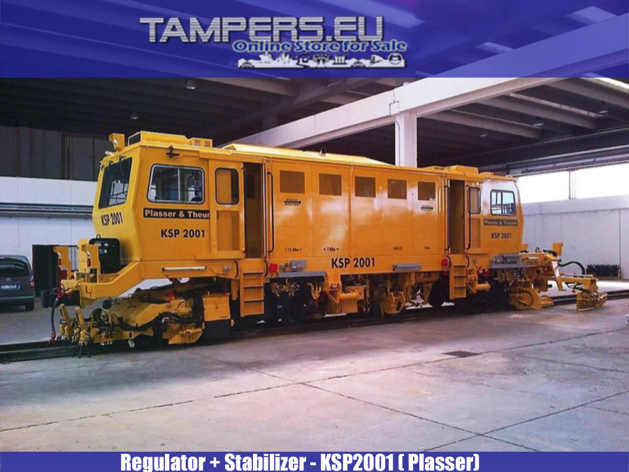 СЛЕД КАПИТАЛЕН РЕМОНТ 2012 - Regulator + Stabilizer KSP2001 (Plasser and Theurer)  {Производство 1995 год., Ремонт 2012 год., Gauge 1065 mm} for Sale