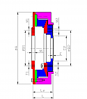 REMwn220.20 Coupling (Elast.Vorschaltkupplung) (Replace Plasser wn220.20)
