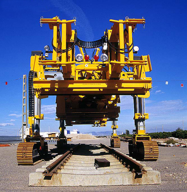 REBUILT 2012 year Railway Track-Laying Crane TL-70 Broad Gauge Track ...