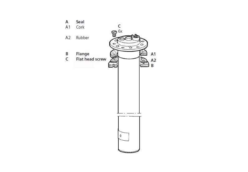 REM-X10.224/014/003 Transducer (Replace PLasser X10.224/014/003/L=881MM )  