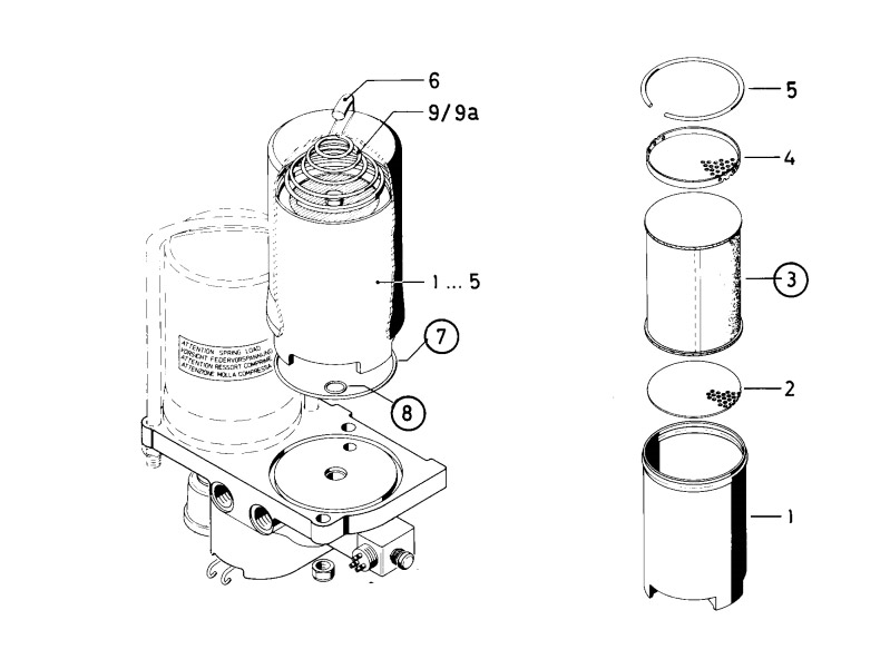 REM.90187DS Seal kit (Replace Plasser 90187DS)