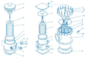 REM.HY-S501.460.150/DS Seal kit (Replace Plasser HY-S501.460.150/DS)