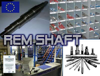 REM.CU20.1102 (CU20.1102) Vibration shaft {Replace Plasser CU20.1102} 
