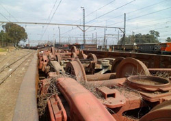 Скрап талиги, рама, бандажи и жп колооси {8000 тона} за Продажба в AUCTION.TAMPERS.EU