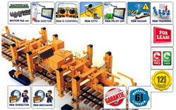 PRO Railway Track-Laying Crane TL-50/REMv1.0 (Rebuilt 2016* year, Modernized version of REMTECH)