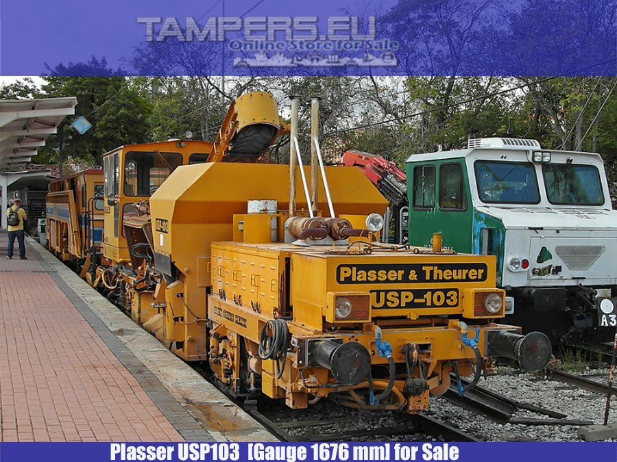 Ballast regulator Plasser USP 103 (Production 1982 year, Gauge 1435 mm) for Sale 