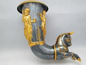 "Bull" solid silver figure {Silver 298 g, certificate of identity} 